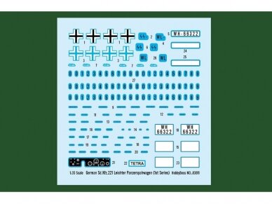 Hobbyboss - German Sd.Kfz.221 Leichter Panzerspähwagen (1st Series), 1/35, 83811 2
