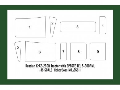 Hobbyboss - Russian KrAZ-260 Cargo Truck, 1/35, 85510 17