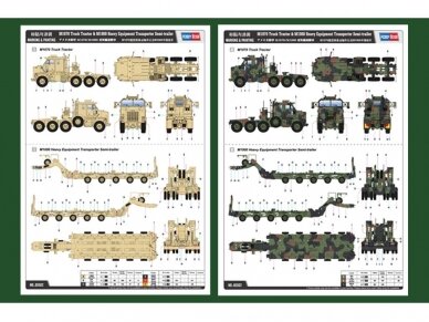 Hobbyboss - M1070 Truck Tractor & M1000 Heavy Equipment Transporter Semi-trailer, 1/35, 85502 1 Hobbyboss - M1070 Truck Tractor & M1000 Heavy Equipment Transporter Semi-trailer, 1/35, 85502 1