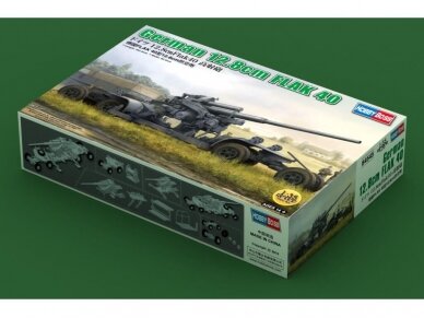 Hobbyboss - German 12,8cm Flak 40 Including Sd.Anh.220, 1/35, 84545