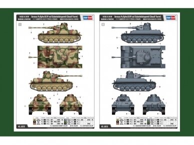 Hobbyboss - German Pz.Kpfw.III/IV auf Einheitsfahrgestell (small Turret), 1/35, 80151 13