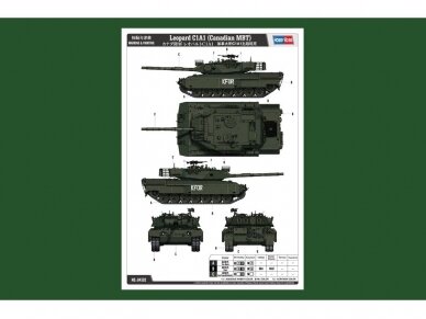 Hobbyboss - Leopard C1A1 (Canadian MBT), 1/35, 84502 12