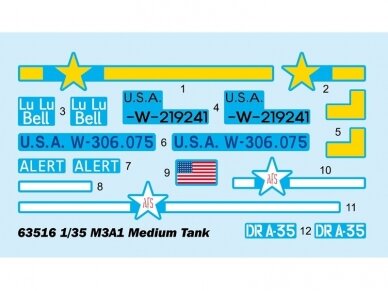 I Love Kit - M3A1 Medium Tank, 1/35, 63516 1