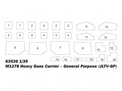 I Love Kit - M1278 Heavy Guns Carrier - General Purpose (JLTV-GP), 1/35, 63536 7