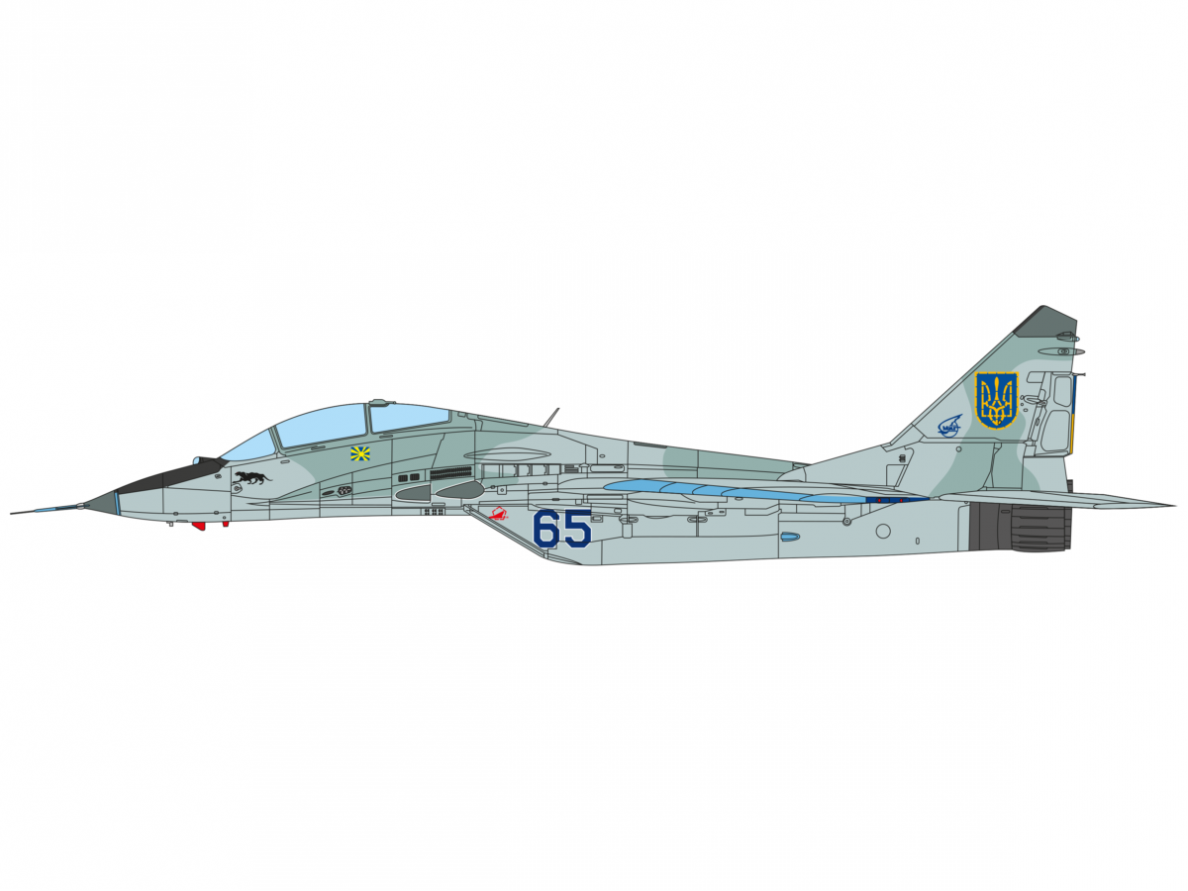 IBG Models - The Ghost of Kyiv MiG-29 of Ukrainian Air Forces, 1/72, 72902 4 IBG Models - The Ghost of Kyiv MiG-29 of Ukrainian Air Forces, 1/72, 72902 4