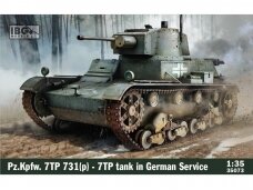 IBG Models - Pz.Kpfw. 7TP 731(p) 7TP Tank in German Service, 1/35, 35073