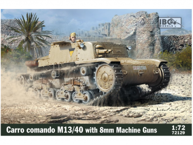 IBG Models - Carro Comando M13/40 with 8mm Machine Guns, 1/72, 72129