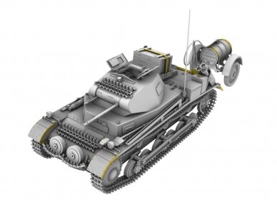 IBG Models - Pz.Kpfw. II Ausf.b German Light Tank with fuel trailer, 1/35, 35080 2