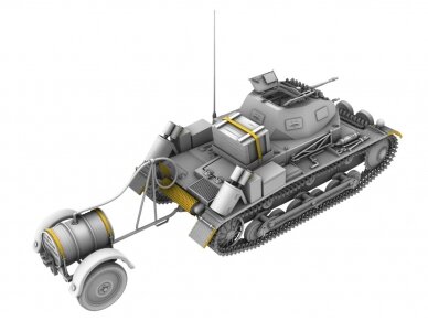 IBG Models - Pz.Kpfw. II Ausf.b German Light Tank with fuel trailer, 1/35, 35080 13