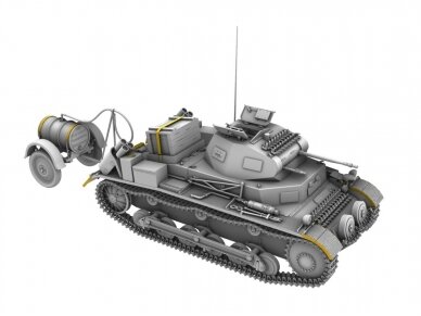 IBG Models - Pz.Kpfw. II Ausf.b German Light Tank with fuel trailer, 1/35, 35080 15