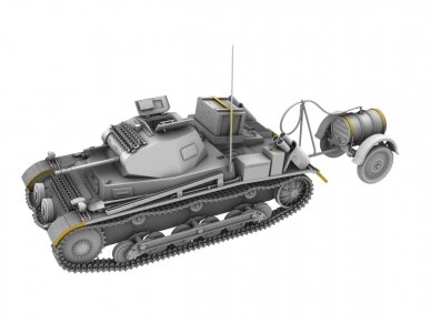 IBG Models - Pz.Kpfw. II Ausf.b German Light Tank with fuel trailer, 1/35, 35080 3