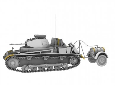 IBG Models - Pz.Kpfw. II Ausf.b German Light Tank with fuel trailer, 1/35, 35080 4