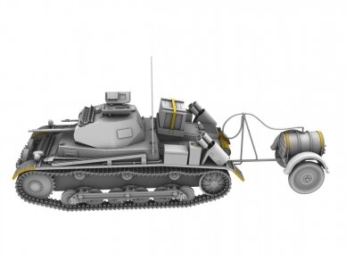 IBG Models - Pz.Kpfw. II Ausf.b German Light Tank with fuel trailer, 1/35, 35080 6