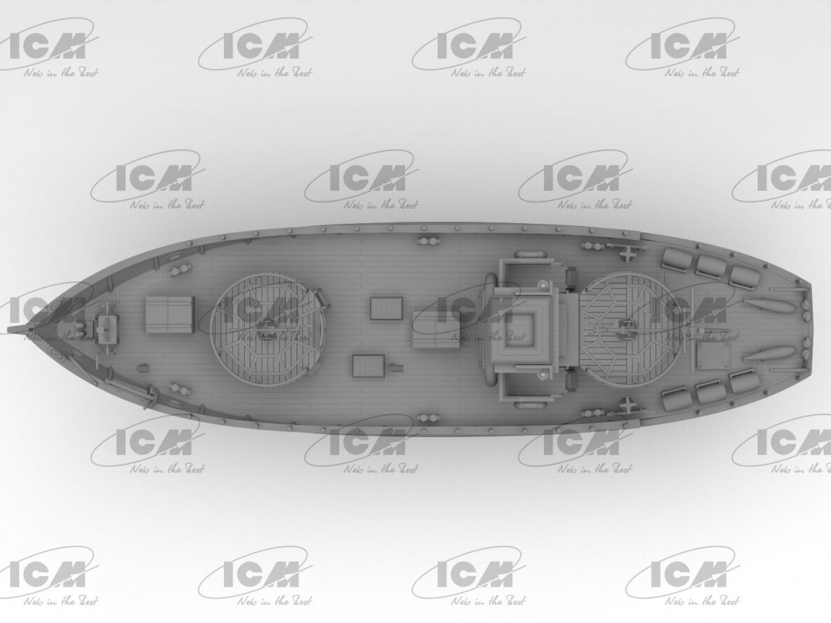 ICM - KFK Kriegsfischkutter WWII German multi-purpose boat, 1/44, S012 5 ICM - KFK Kriegsfischkutter WWII German multi-purpose boat, 1/44, S012 5