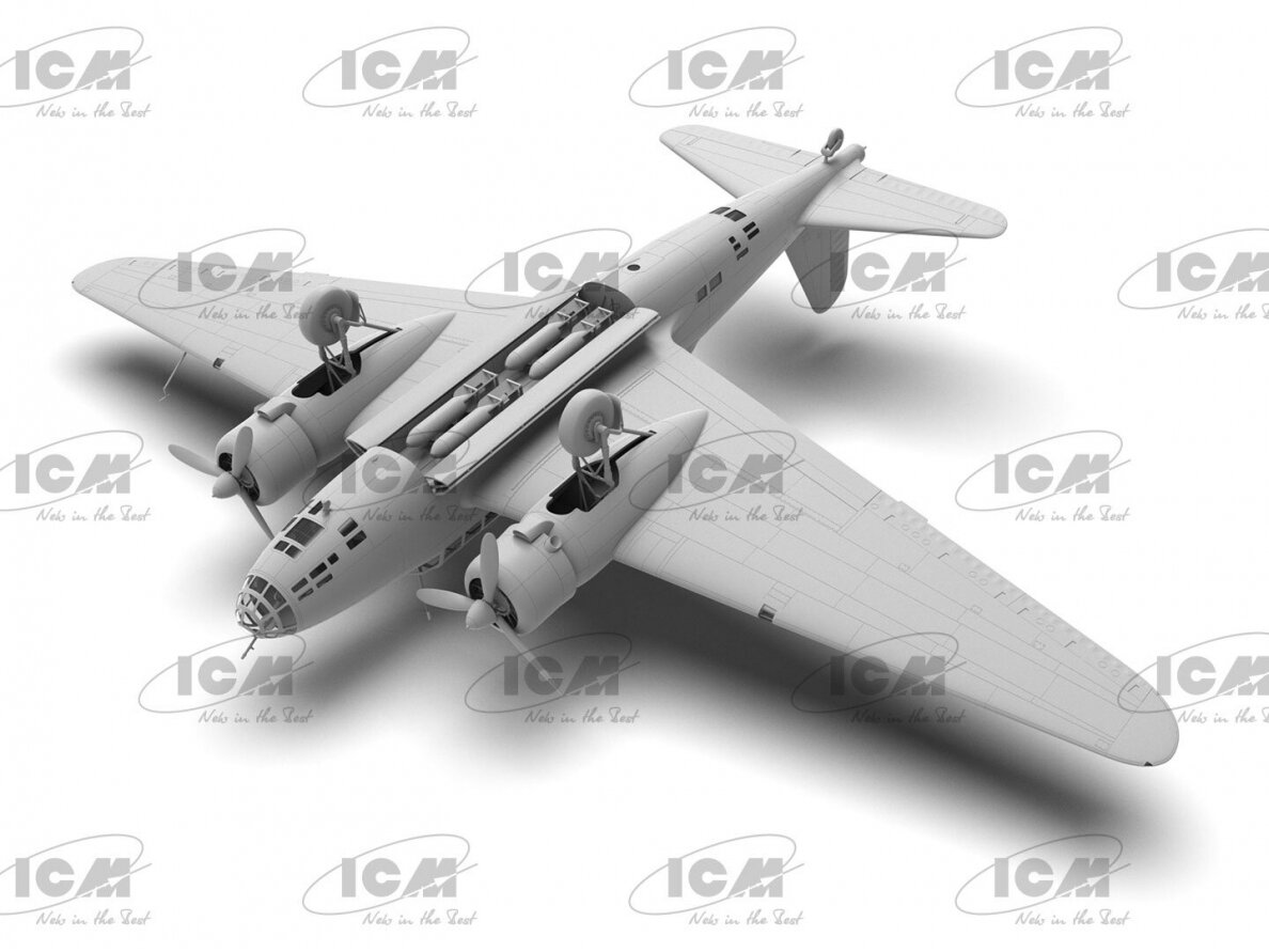 ICM - Mitsubishi Ki-21-Ib Sally Japanese Heavy Bomber, 1/48, 48195 5 ICM - Mitsubishi Ki-21-Ib Sally Japanese Heavy Bomber, 1/48, 48195 5
