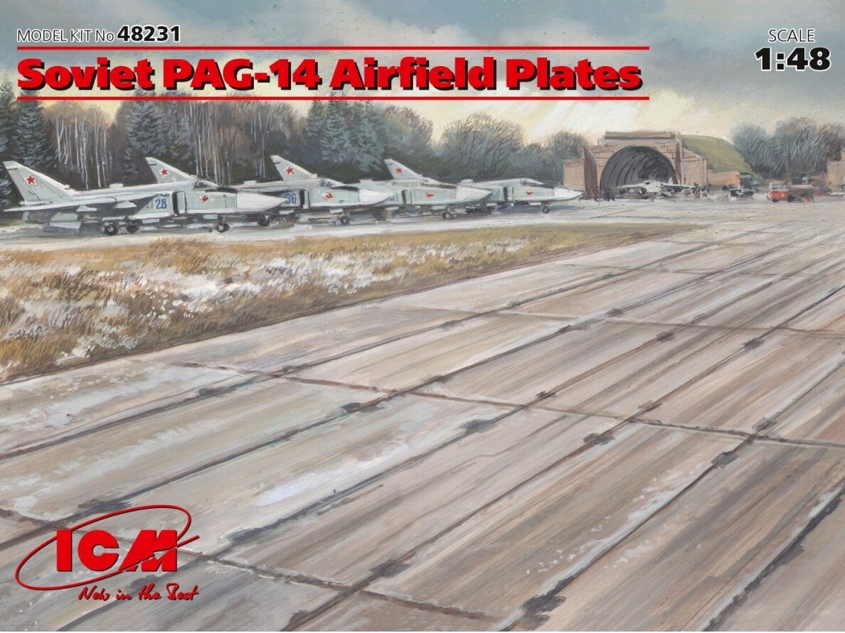 ICM - Soviet PAG-14 Airfield plates, 1/48, 48231 ICM - Soviet PAG-14 Airfield plates, 1/48, 48231