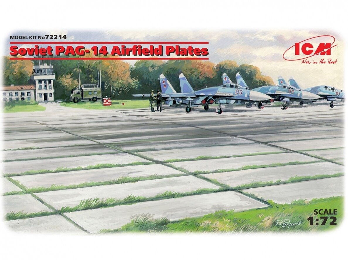 ICM - Soviet PAG-14 Airfield plates, 1/72, 72214 ICM - Soviet PAG-14 Airfield plates, 1/72, 72214