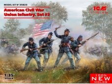 ICM - American Civil War, Union Infantry. Set #2, 1/35, 35023