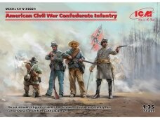 ICM - American Civil War Confederate Infantry, 1/35, 35021