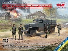 ICM -  Chevrolet G7107 in German Service with infantry, 1/35, 35588