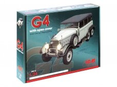 ICM - Mercedes-Benz G4 with open cover WWII German Personnel Car, 1/24, 24012
