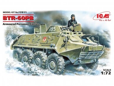 ICM - BTR-60PB Armored Personnel Carrier, 1/72, 72911