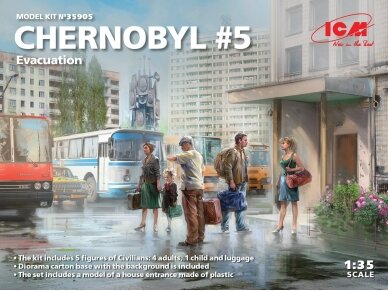 ICM - Chernobyl #5, Evacuation, 1/35, 35905