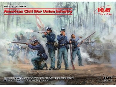 ICM - American Civil War Union Infantry, 1/35, 35020