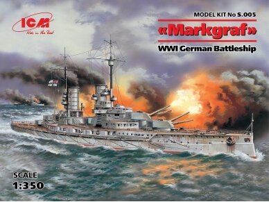 ICM - Markgraf WWI German Battleship, 1/350, S005