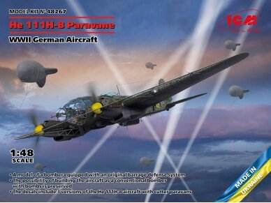 ICM - Heinkel He-111H-8 Paravane WWII German Aircraft, 1/48, 48267