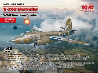 ICM - Martin B-26B Marauder WWII American Bomber, 1/48, 48320