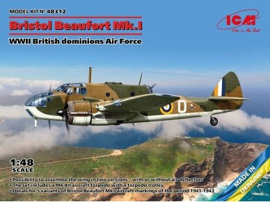 ICM - Bristol Beaufort Mk.I WWII British dominions Air Force, 1/48, 48312