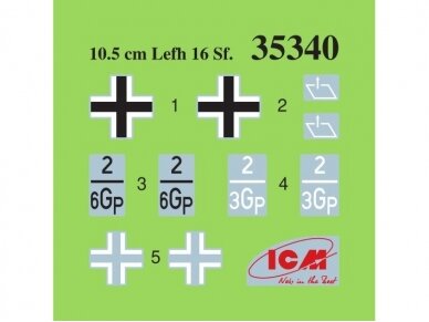 ICM - 10.5cm leFH 16(Sf) auf Geschutzwagen FCM36(f), 1/35, 35340 11