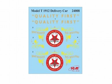 ICM - Gasoline Delivery Ford Model T 1912, 1/24, 24019 16
