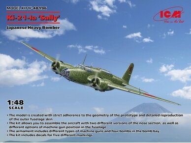 ICM - Mitsubishi Ki-21-Ia 'Sally', 1/48, 48196 ICM - Mitsubishi Ki-21-Ia 'Sally', 1/48, 48196