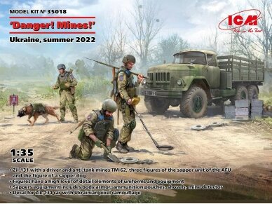 ICM - 'Danger! Mines!' Ukraine, summer 2022, 1/35, 35018