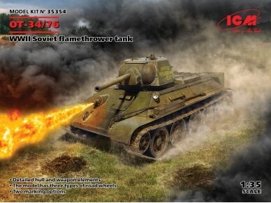ICM - OT-34/76 Soviet flamethrower tank, 1/35, 35354