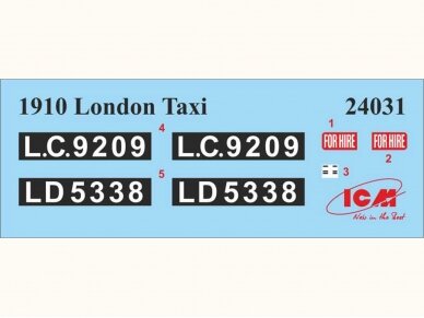 ICM - Renault AG 1910 London Taxi, 1/24, 24031 13