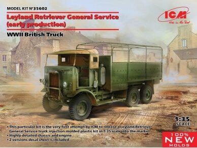 ICM - Leyland Retriever General Service (early production) WWII British Truck, 1/35, 35602