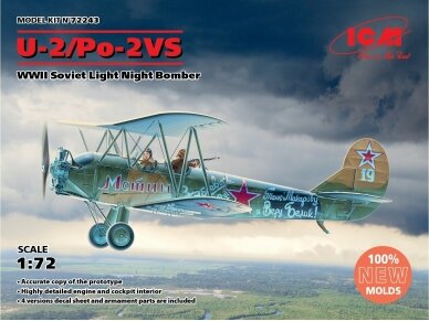 ICM - U-2/Po-2VS, WWII Soviet Light Night Bomber, 1/72, 72243