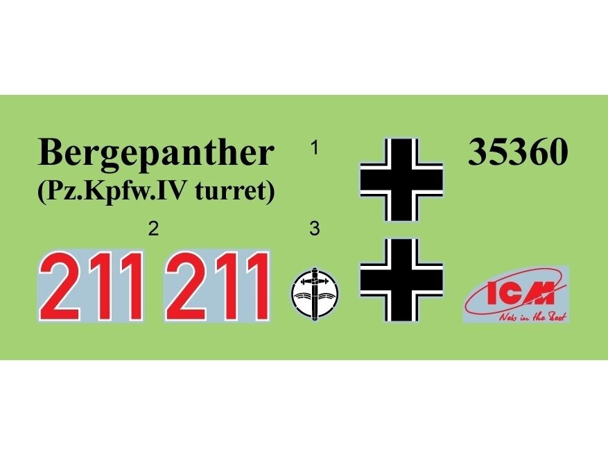 ICM - Bergepanther with Pz.Kpfw.IV Turret, 1/35, 35360 | sojatehnika ...