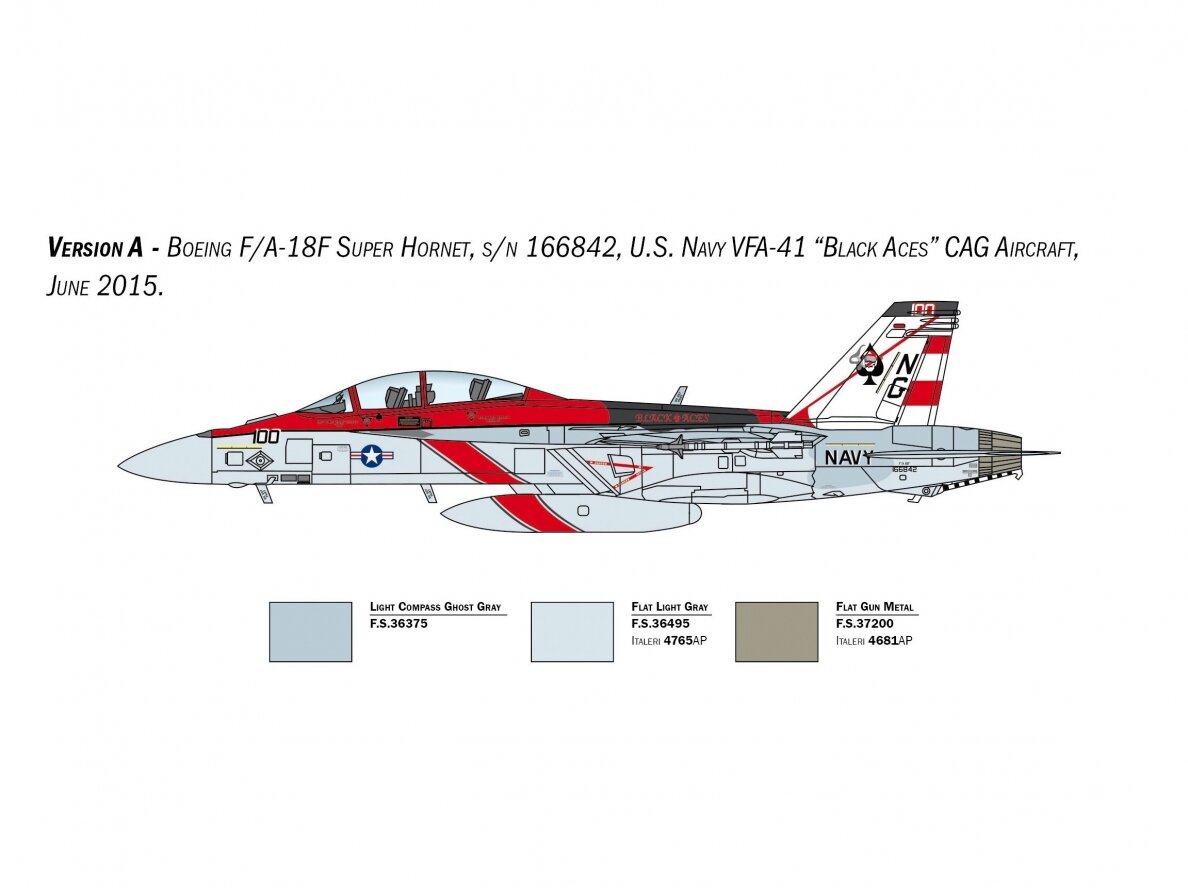 Italeri - F/A-18F Super Hornet, 1/48, 2823 11 Italeri - F/A-18F Super Hornet, 1/48, 2823 11