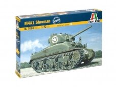 Italeri - M4A1 Sherman, 1/72, 7003