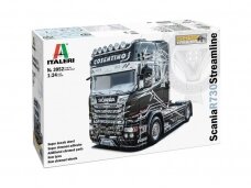 Italeri - Scania R730 Streamline 4×2 Show Trucks Super Decal — Chromed Adhesive Sheet, 1/24, 3952