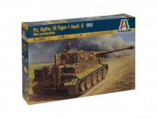 Italeri - Pz.Kpfw.VI Tiger I Ausf.E mid production, 1/35, 6507 Italeri - Pz.Kpfw.VI Tiger I Ausf.E mid production, 1/35, 6507