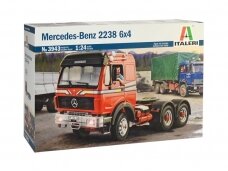 Italeri - Mercedes-Benz 2238 6x4, 1/24, 3943