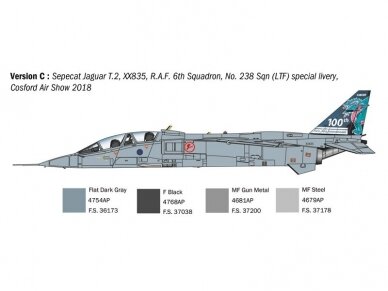 Italeri - Jaguar T.2 RAF Trainer, 1/72, 1470 8 Italeri - Jaguar T.2 RAF Trainer, 1/72, 1470 8