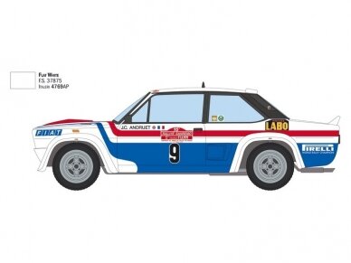 Italeri - Fiat 131 Abarth, 1/24, 3621 10 Italeri - Fiat 131 Abarth, 1/24, 3621 10