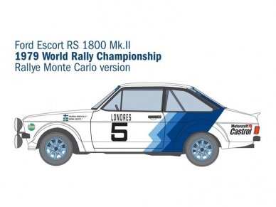 Italeri - Ford Escort RS1800 Mk.II, 1/24, 3655 8
