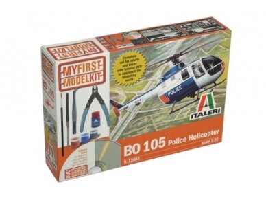 Italeri - BO-105 Police Helicopter Gift kit, 1/32, 12003